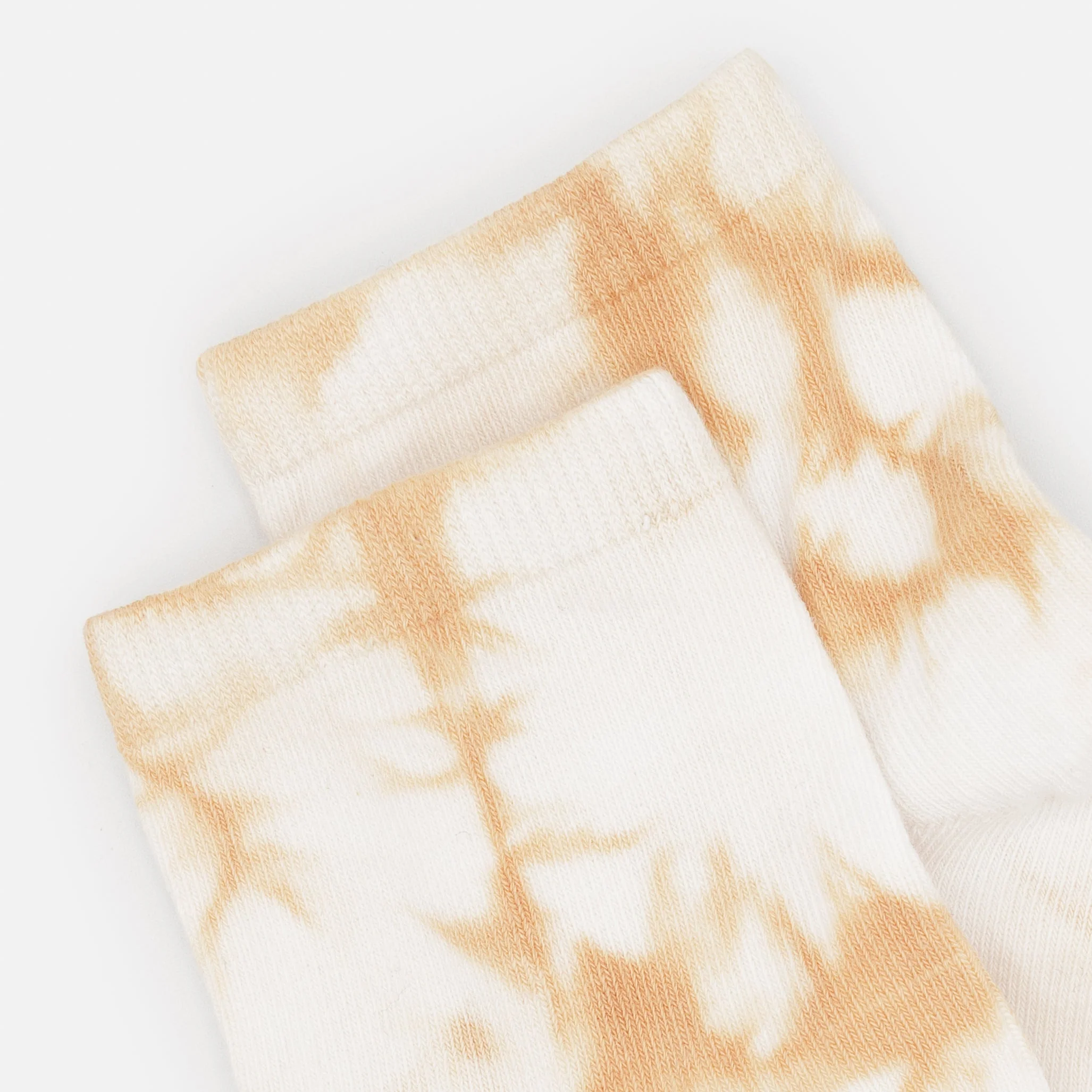 Bas cheville beiges tie-dye - Image 2
