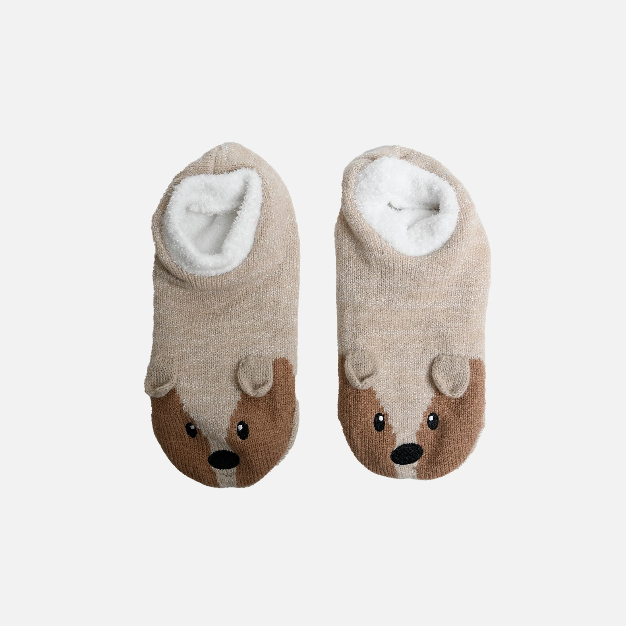 Bas pantoufles cheville avec chien