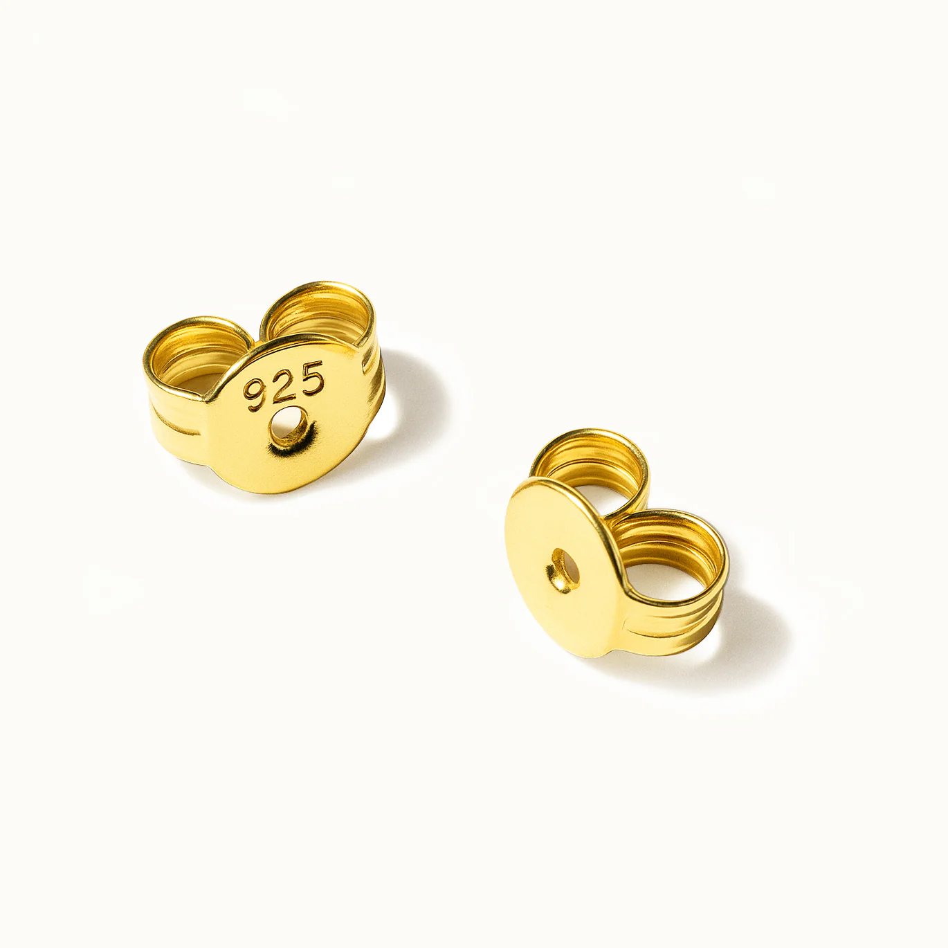 Boucle d'oreilles en forme de goutte en or vermeil - Image 4