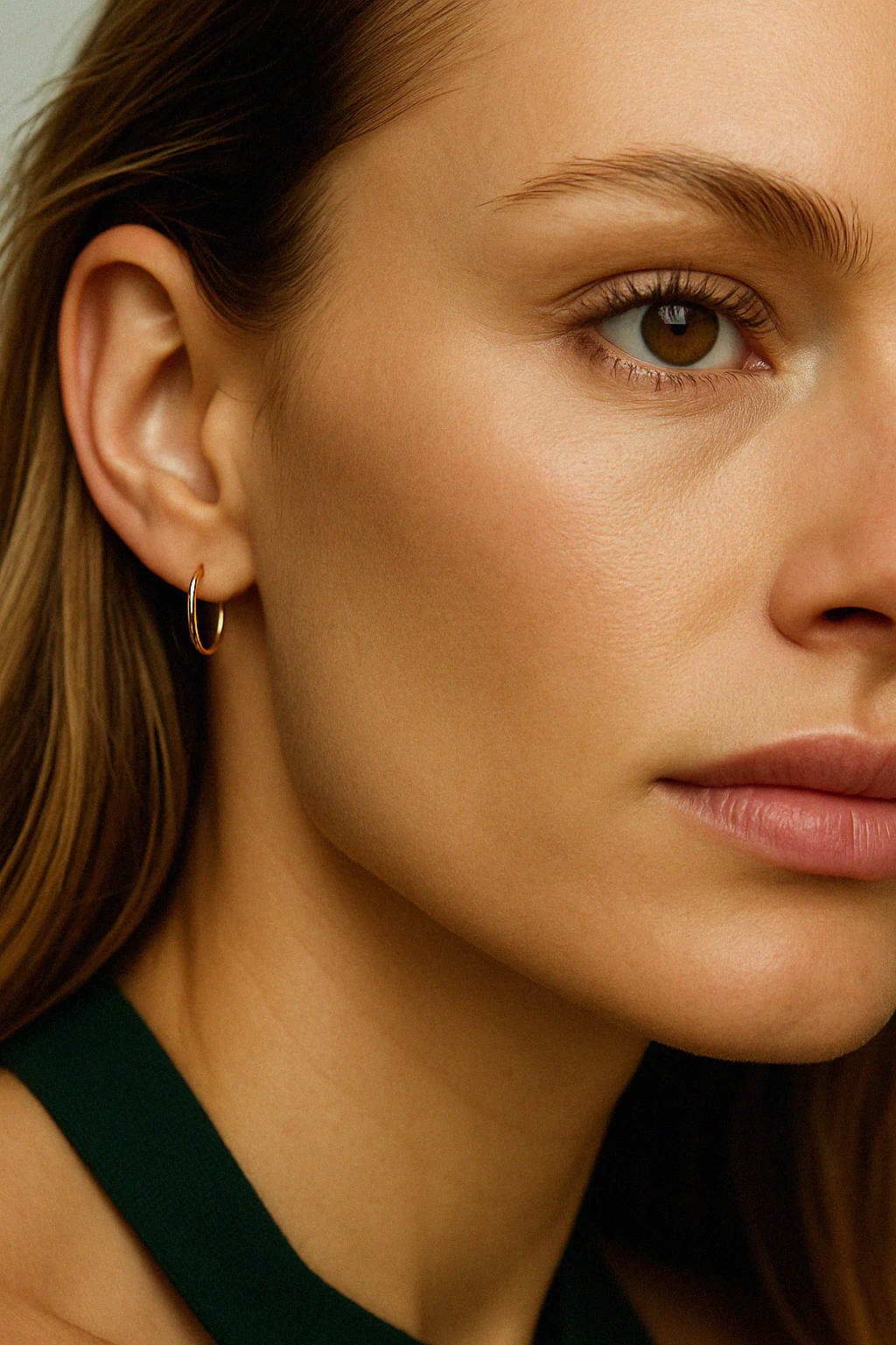 Boucles d’oreilles dormeuses 12 mm en or 10 carats - Image 4