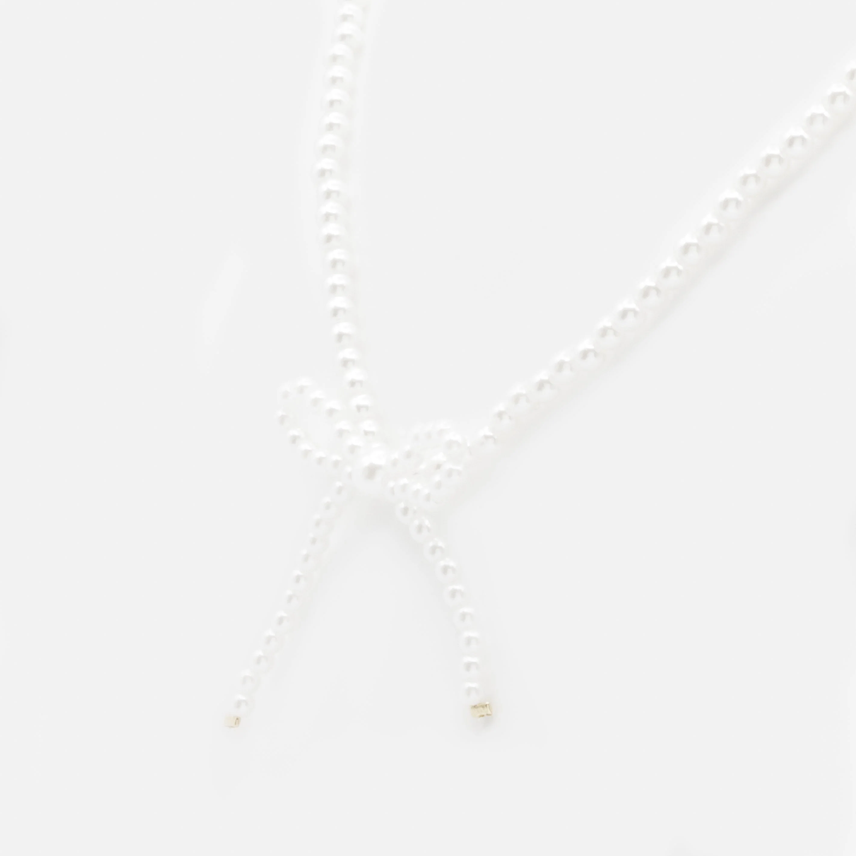 Collier de perles avec boucle latérale - Image 2
