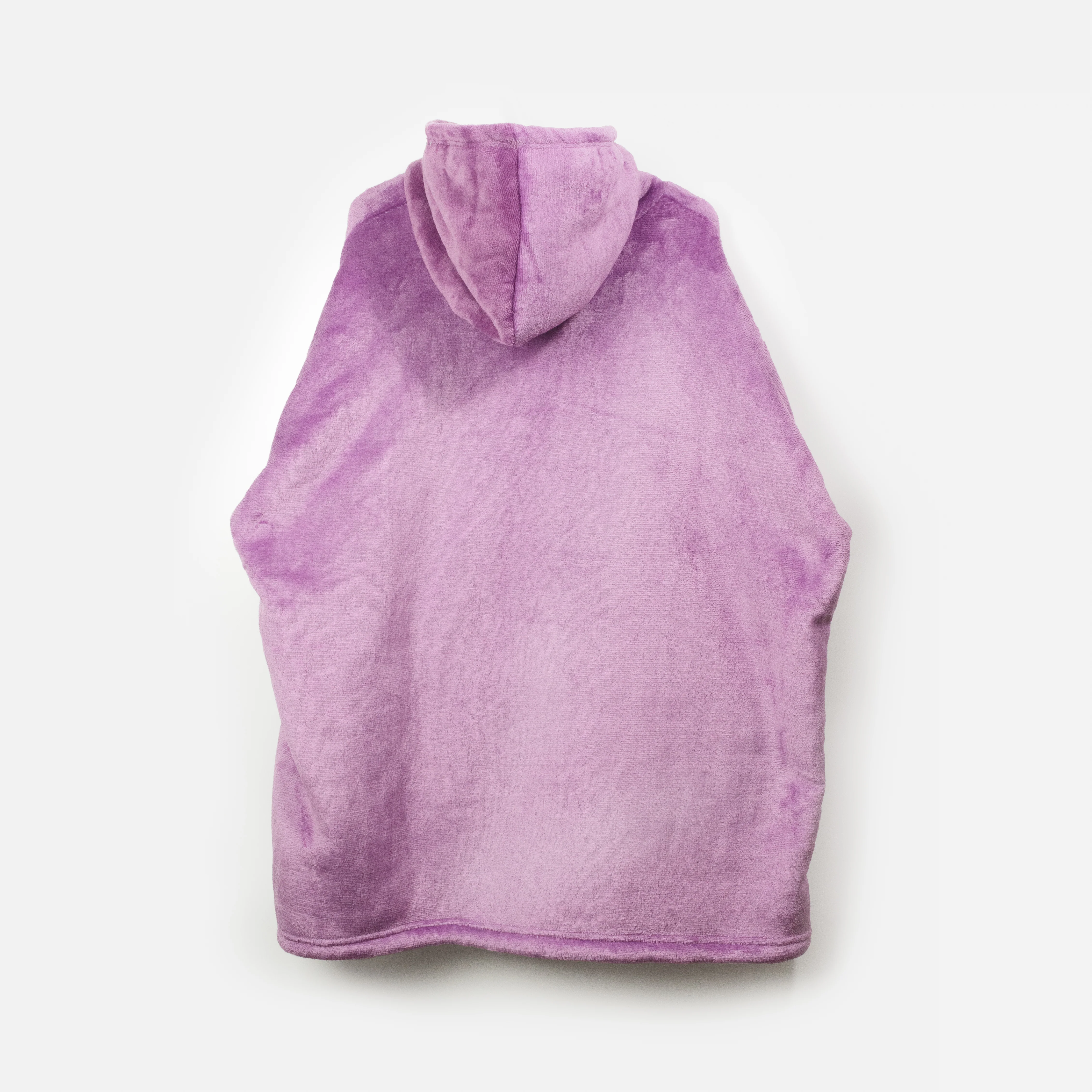 Couverture à capuche mauve - Image 2