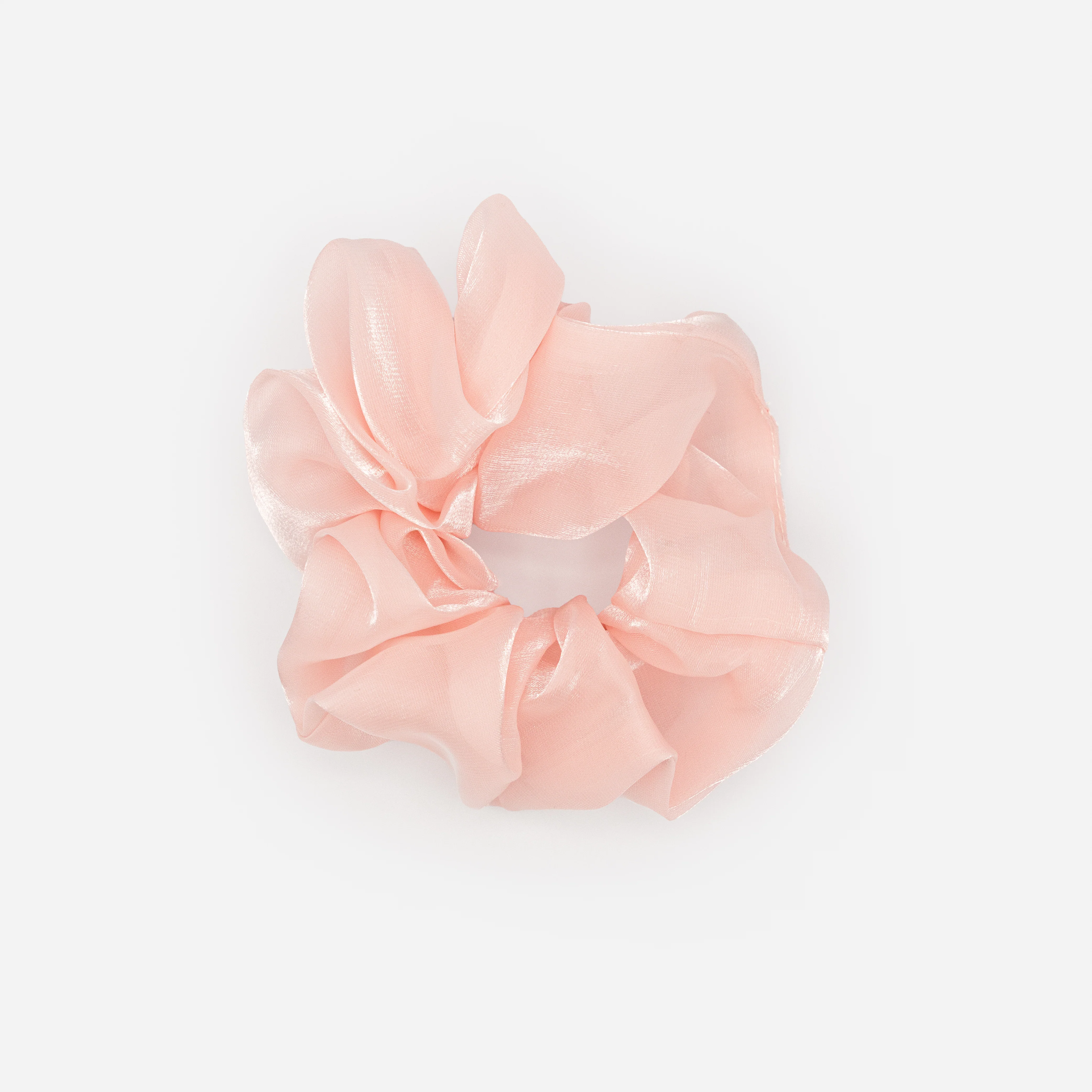 Duo de chouchous gris pâle et rose pâle - Image 4
