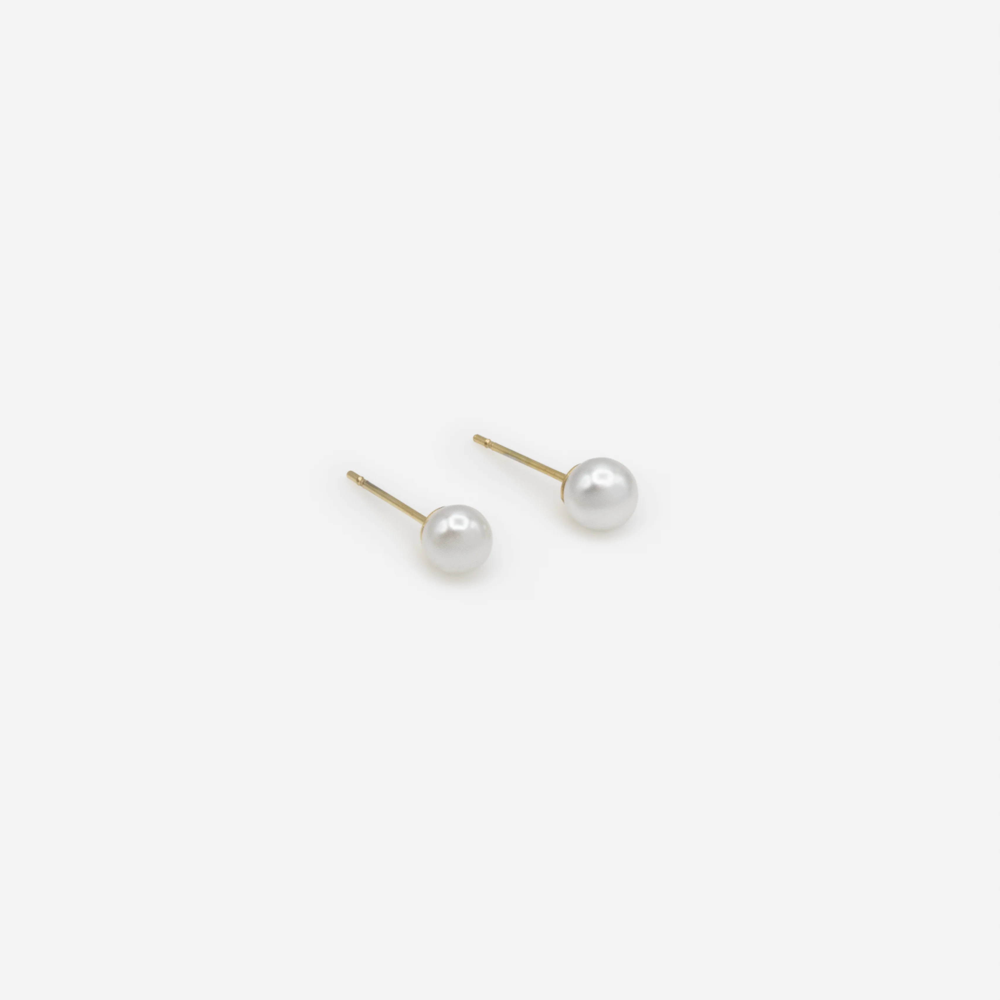 Ensemble collier et boucles d'oreilles perles dorés en acier inoxydable - Image 3