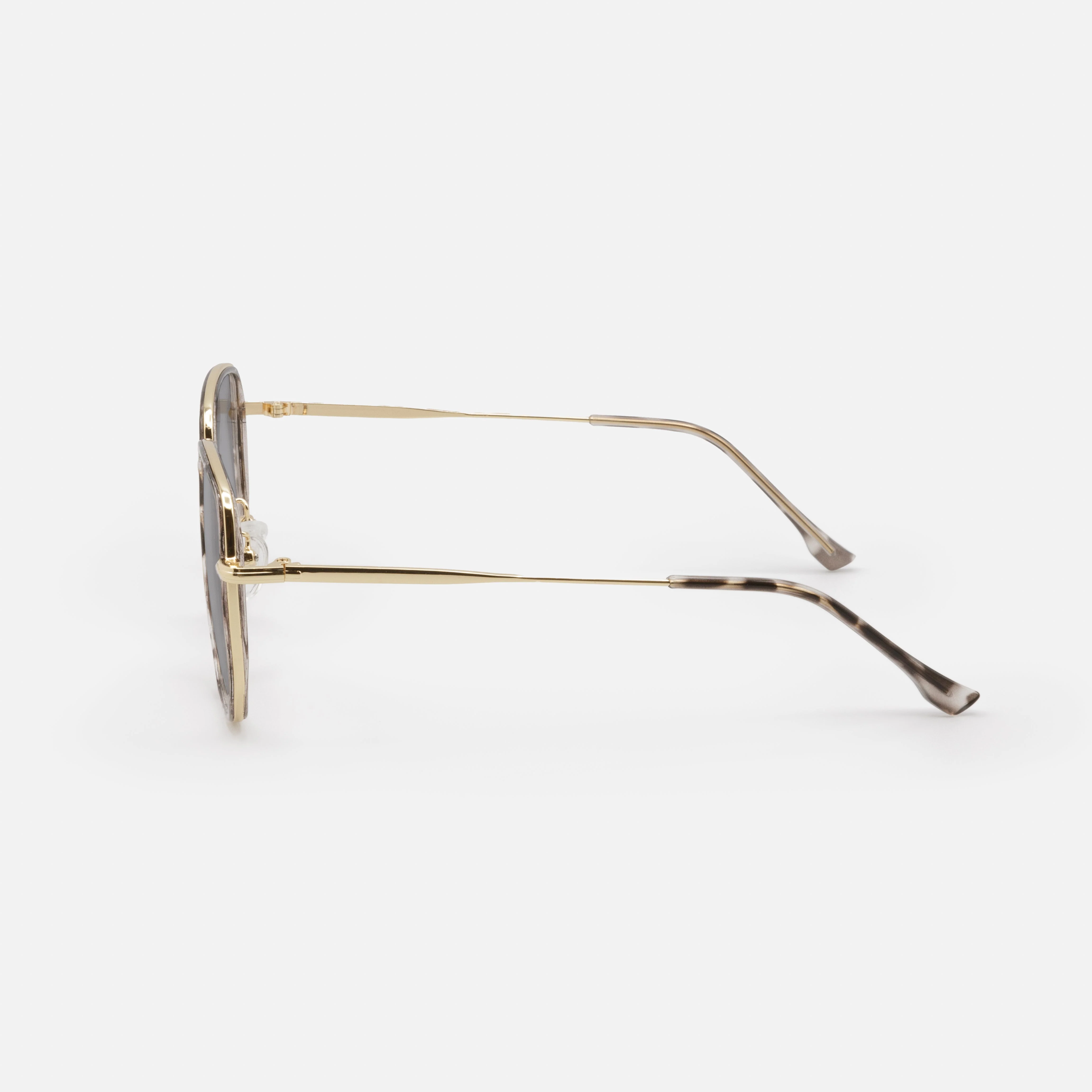 Lunettes de soleil écaille tortue avec verres foncés - Image 2