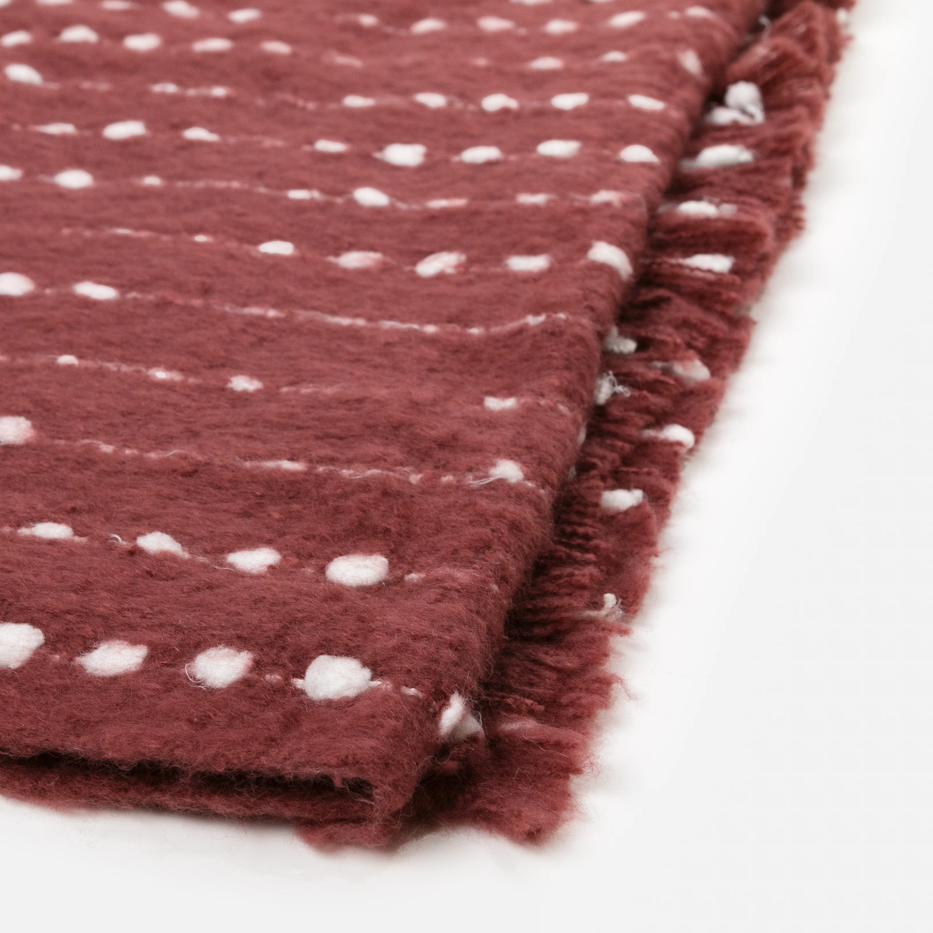 Foulard douillet bourgogne à guirlandes - Image 2