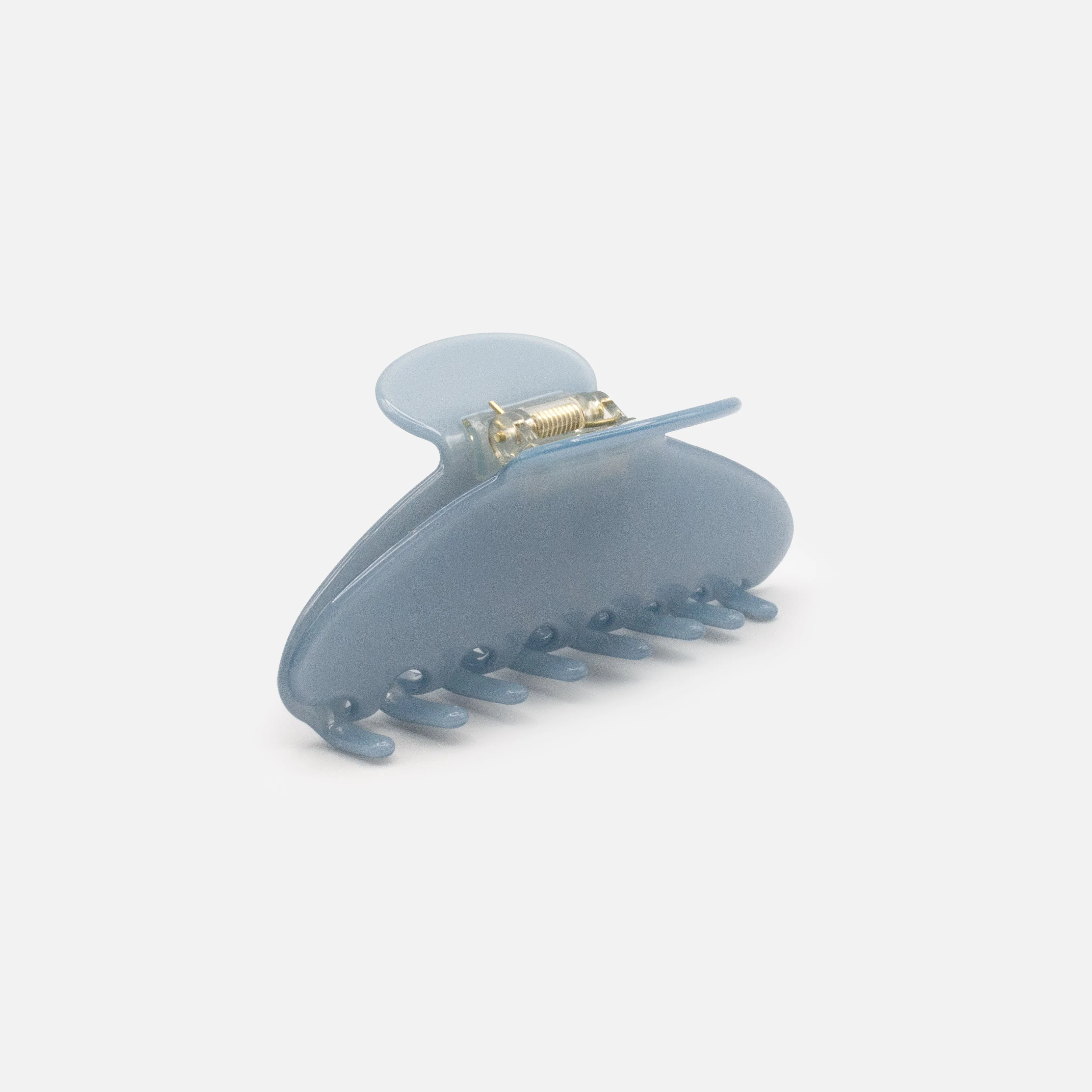 Pince bleu pâle en plastique au fini lustré - Image 2