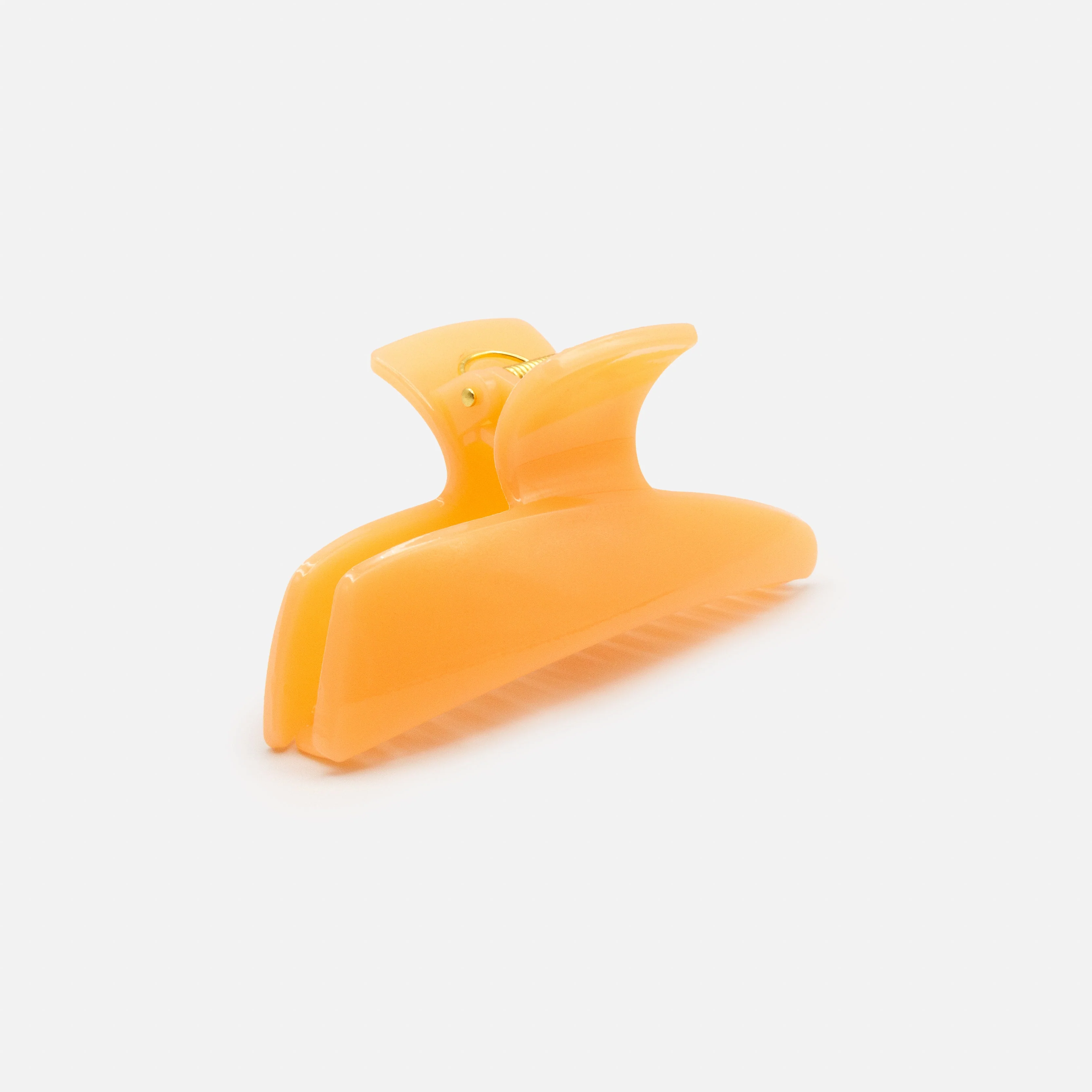 Pince géométrique pêche en plastique au fini lustré - Image 2