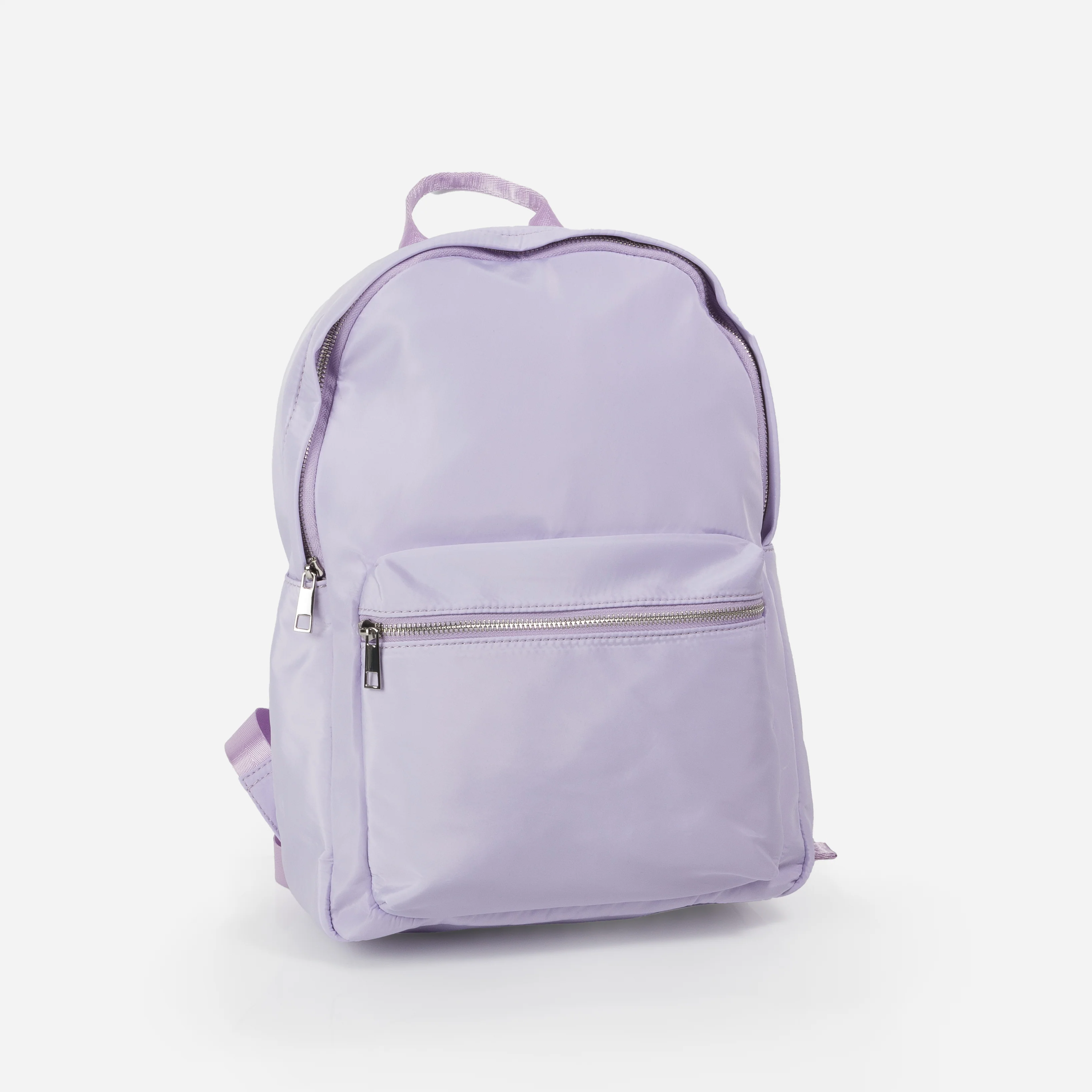 Sac à dos lilas en toile