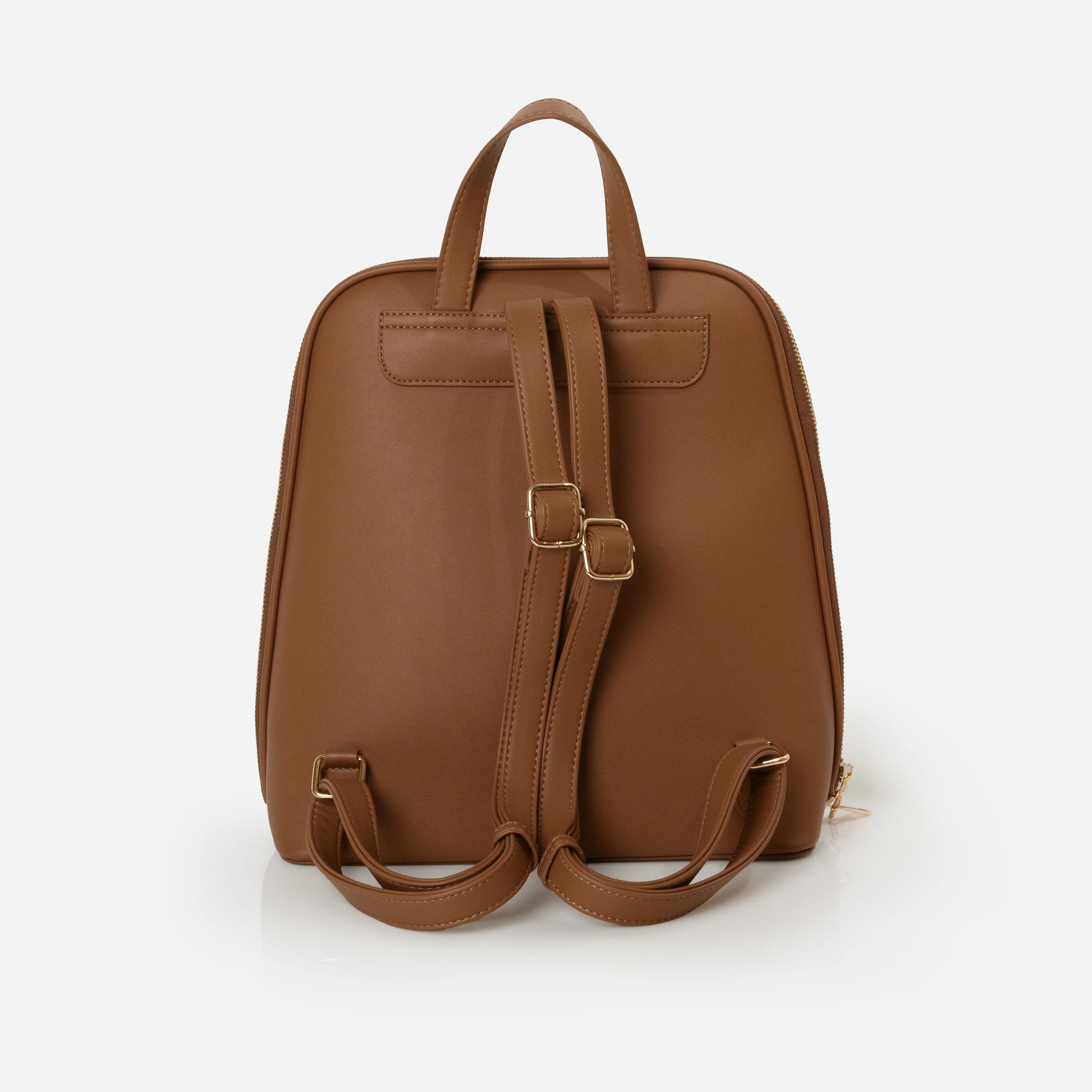 Sac à dos ivoire et caramel - Image 3