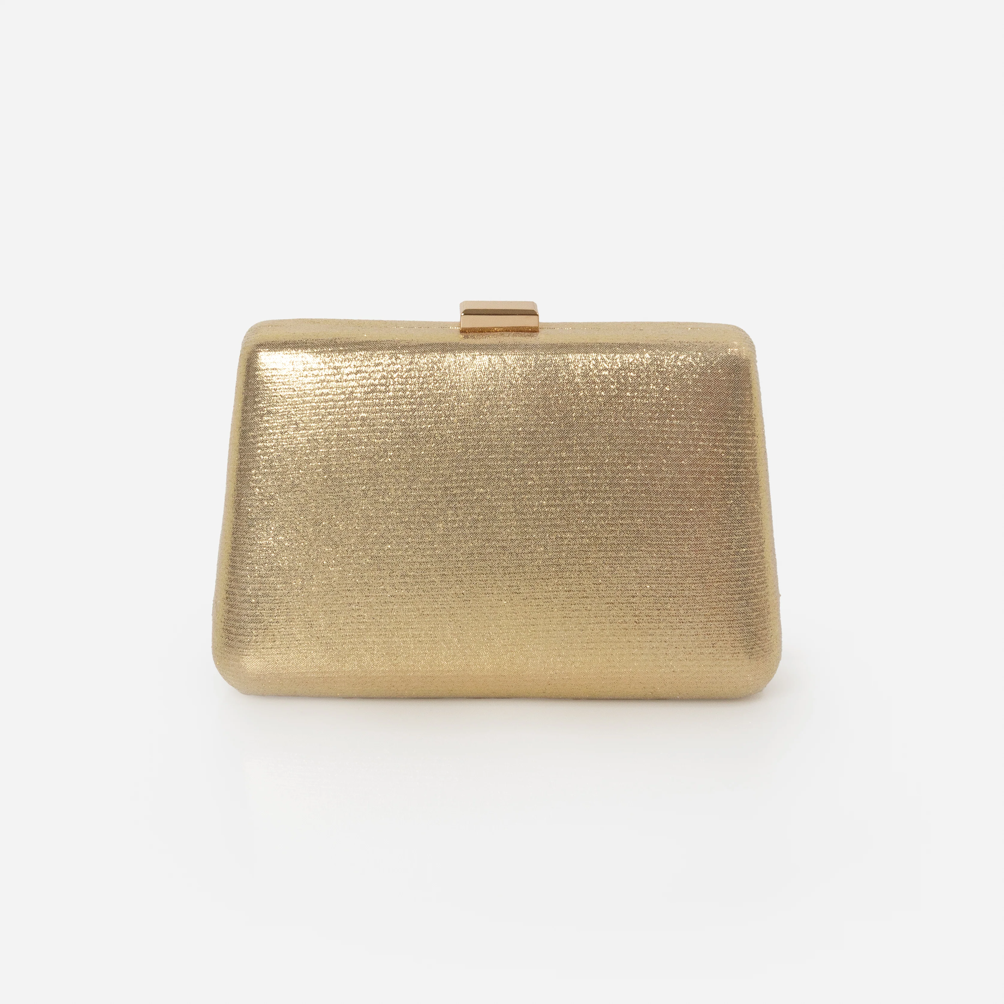 Sac à main de soirée doré avec ganse amovible