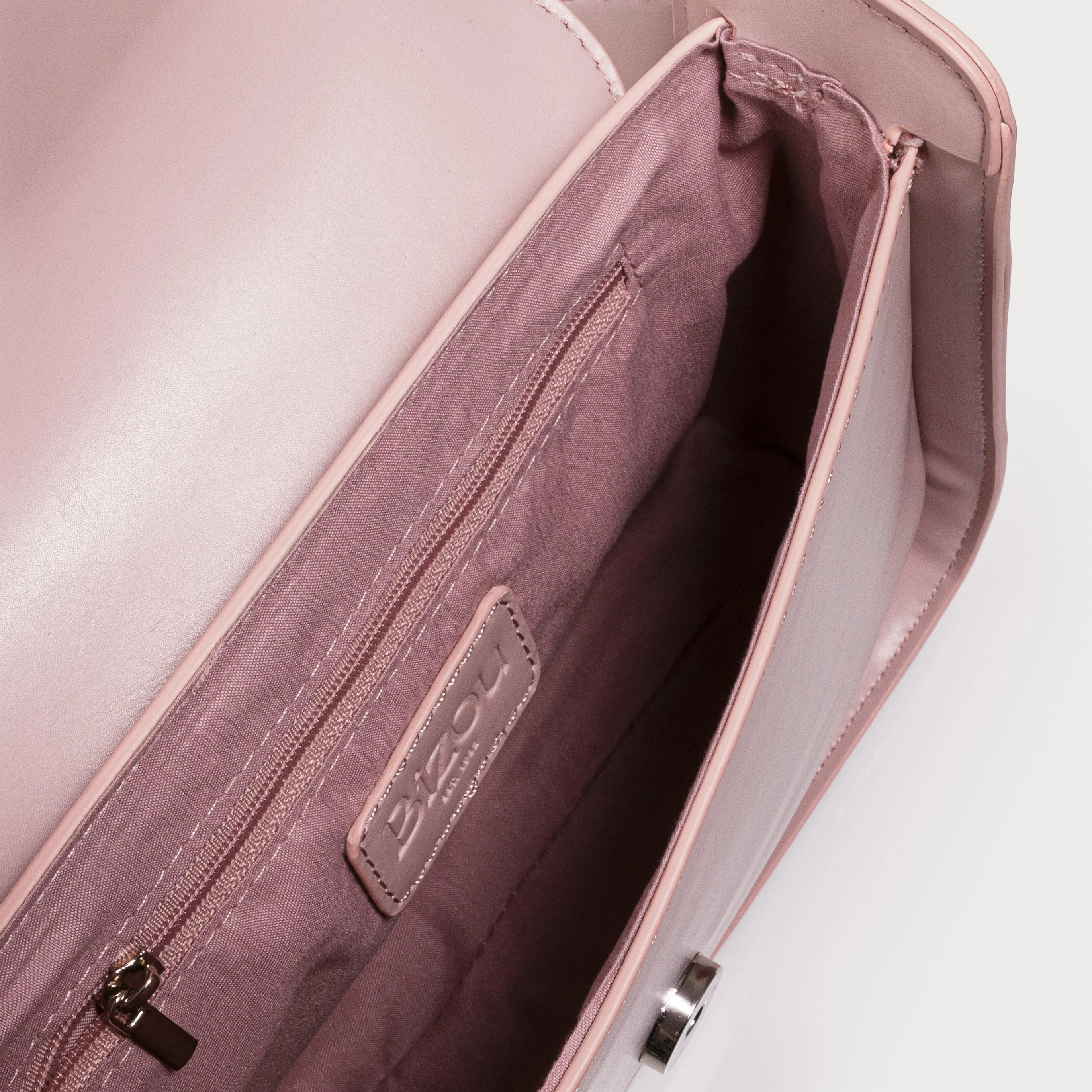Sac à main vieux rose en PU - Image 4