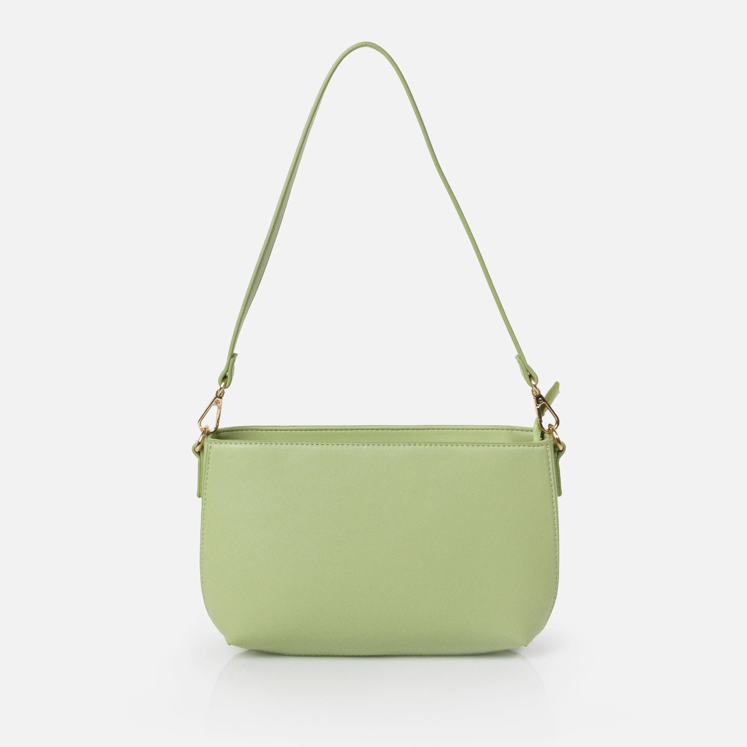 Sac à main vert pâle en PU lisse