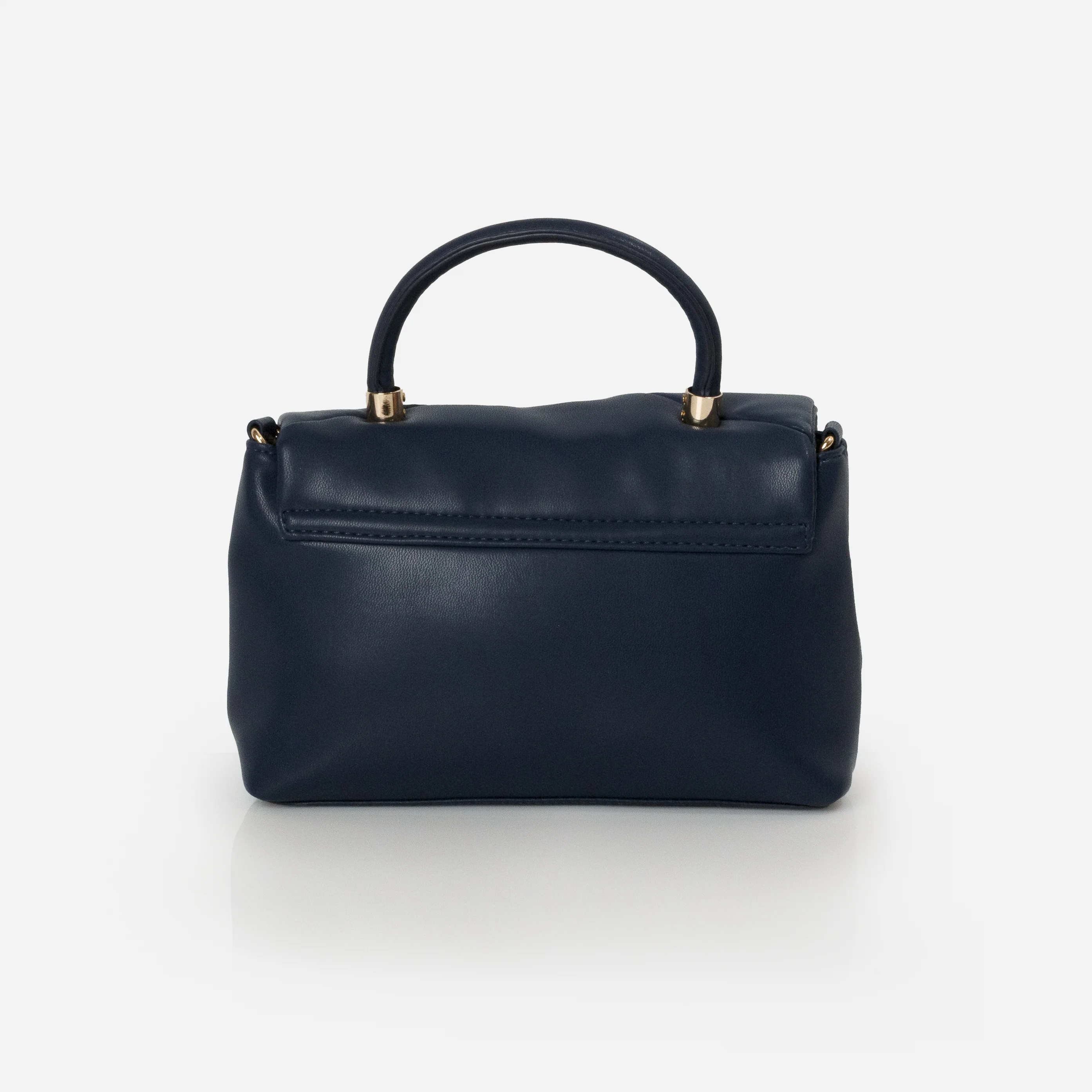 Sac à main matelassé marine avec ganse amovible - Image 3