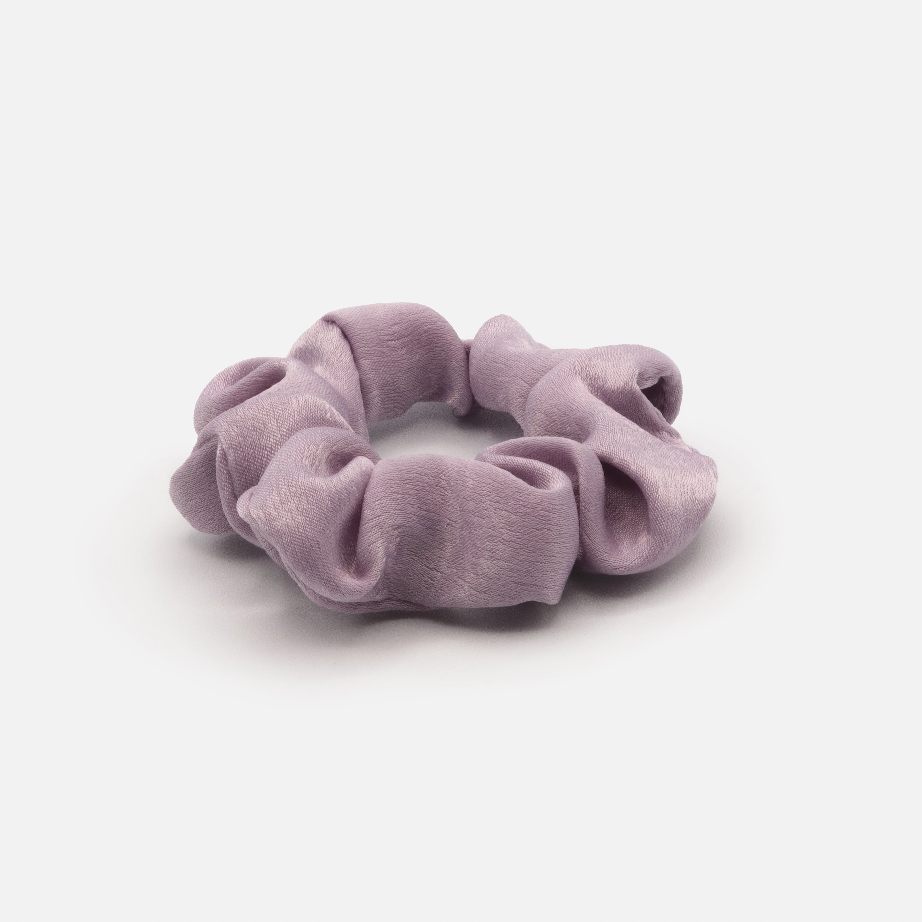 Trio de chouchous noir, mauve et fleurs - Image 2