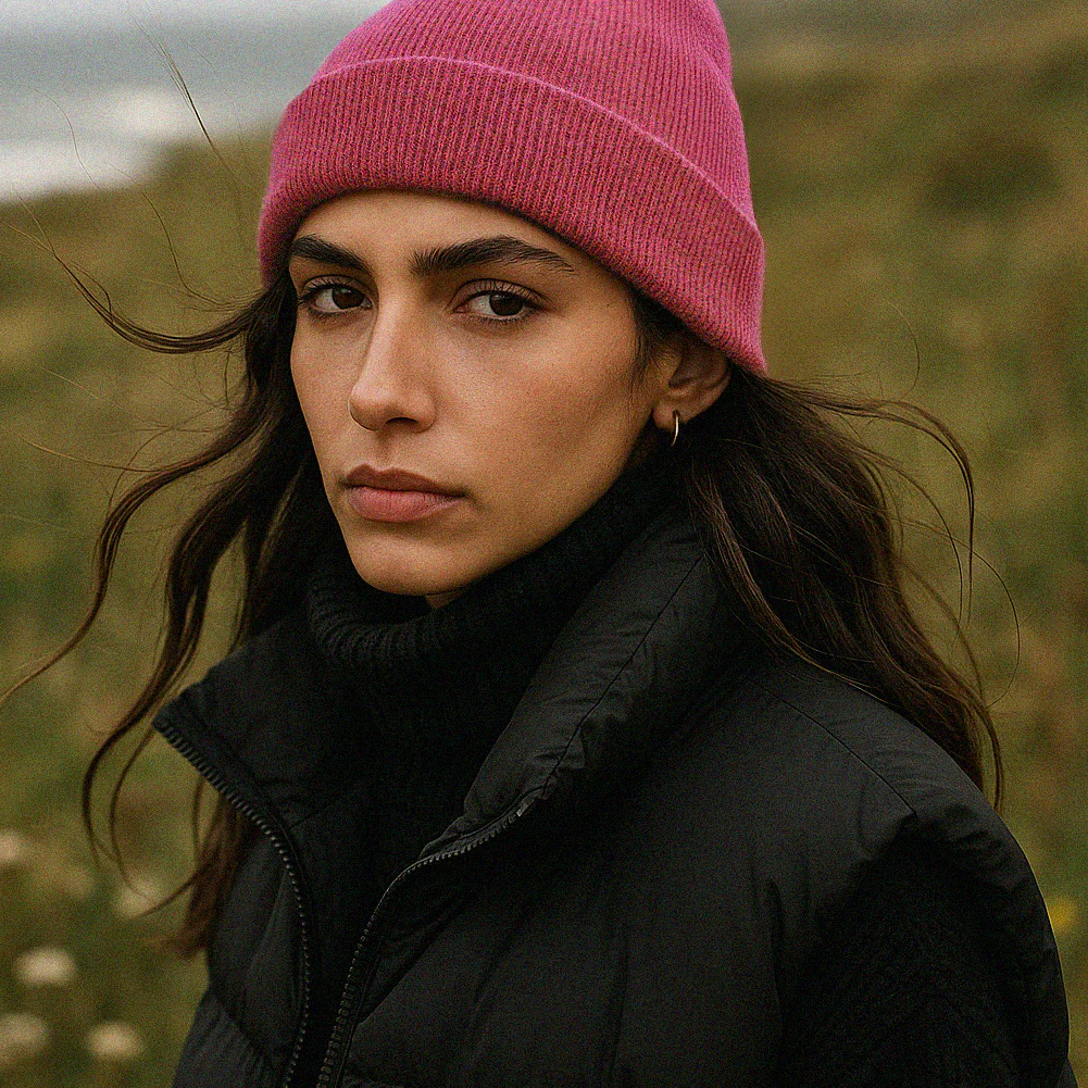 Tuque classique rose - Image 3